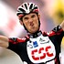 Frank Schleck vainqueur  l'Alpe d'Huez pendant le Tour de France 2006